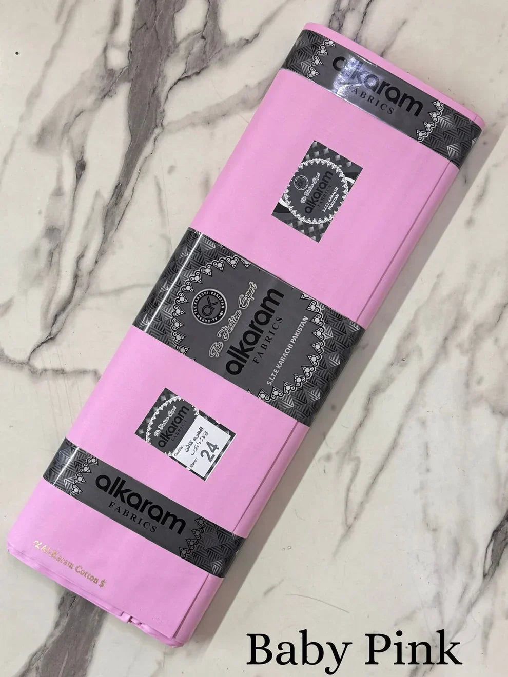 Baby Pink Al Karam Cotton