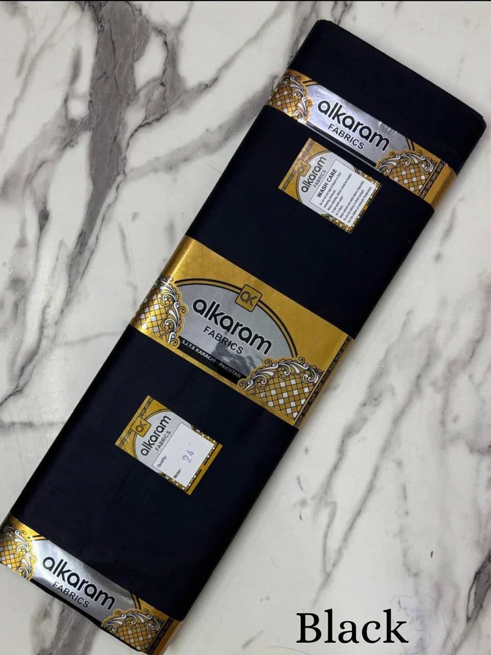 Black Al Karam Cotton