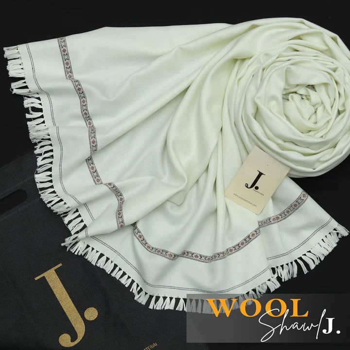 J. MENS OF WHITE PREMIUM SHAWL