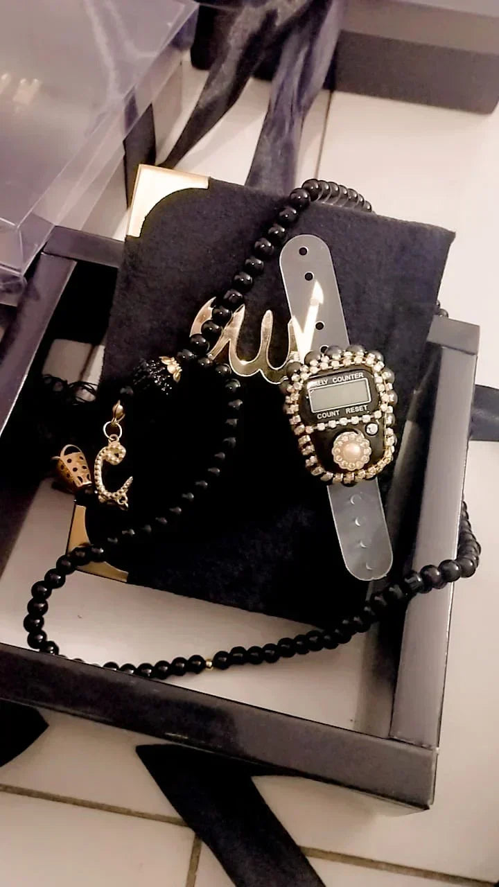 Turkish Imported Holy Qur'an Set with Digital counter and Tasbeeh 2